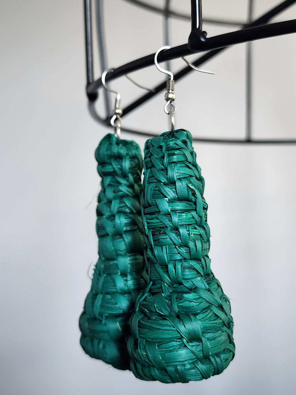 DORIS pair - Handmade Raffia Statement Earrings | Boho Summer Accessory | Gift for Her