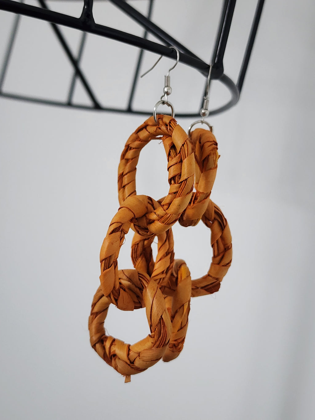 AUGUST pair - Handmade Raffia Statement Earrings | Boho Summer Accessory | Gift for Her