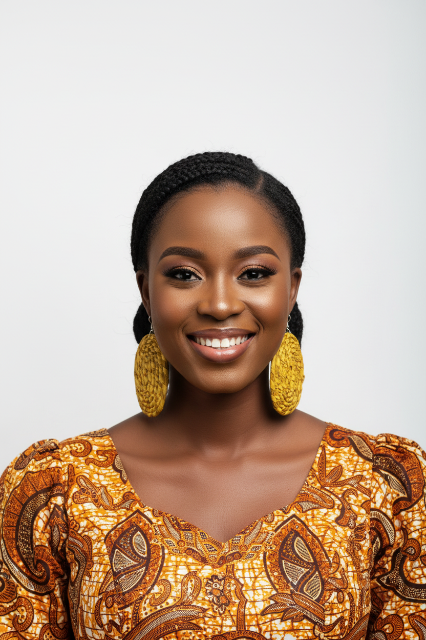 OBAS pair Handcrafted Raffia Statement Earrings