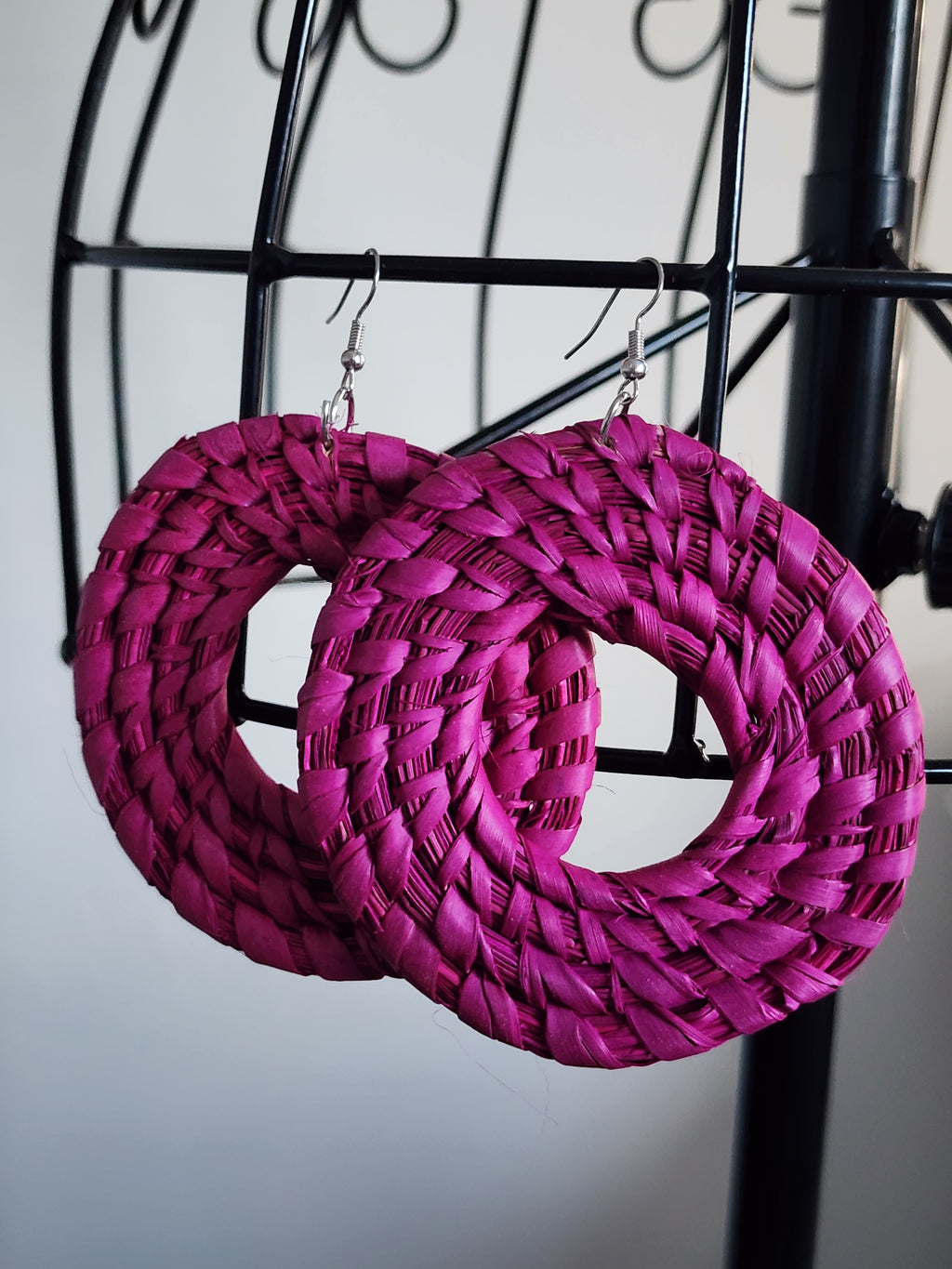 SUNNY pair - Handmade Raffia Statement Earrings | Boho Summer Accessory | Gift for Her
