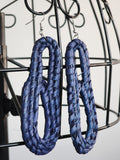 LIZ pair - Handmade Raffia Statement Earrings | Boho Summer Accessory | Gift for Her