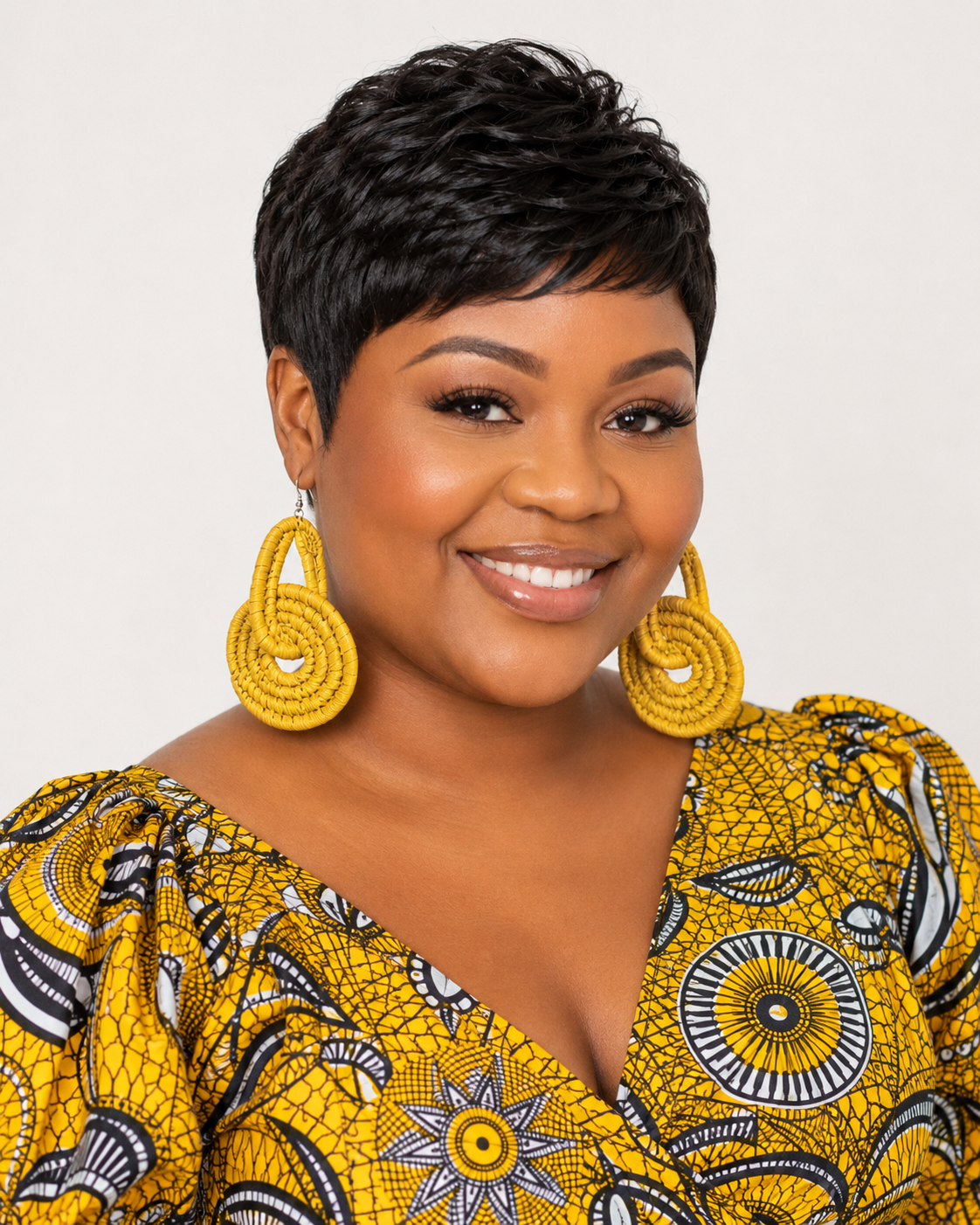 RUTH Handcrafted Raffia Statement Earrings