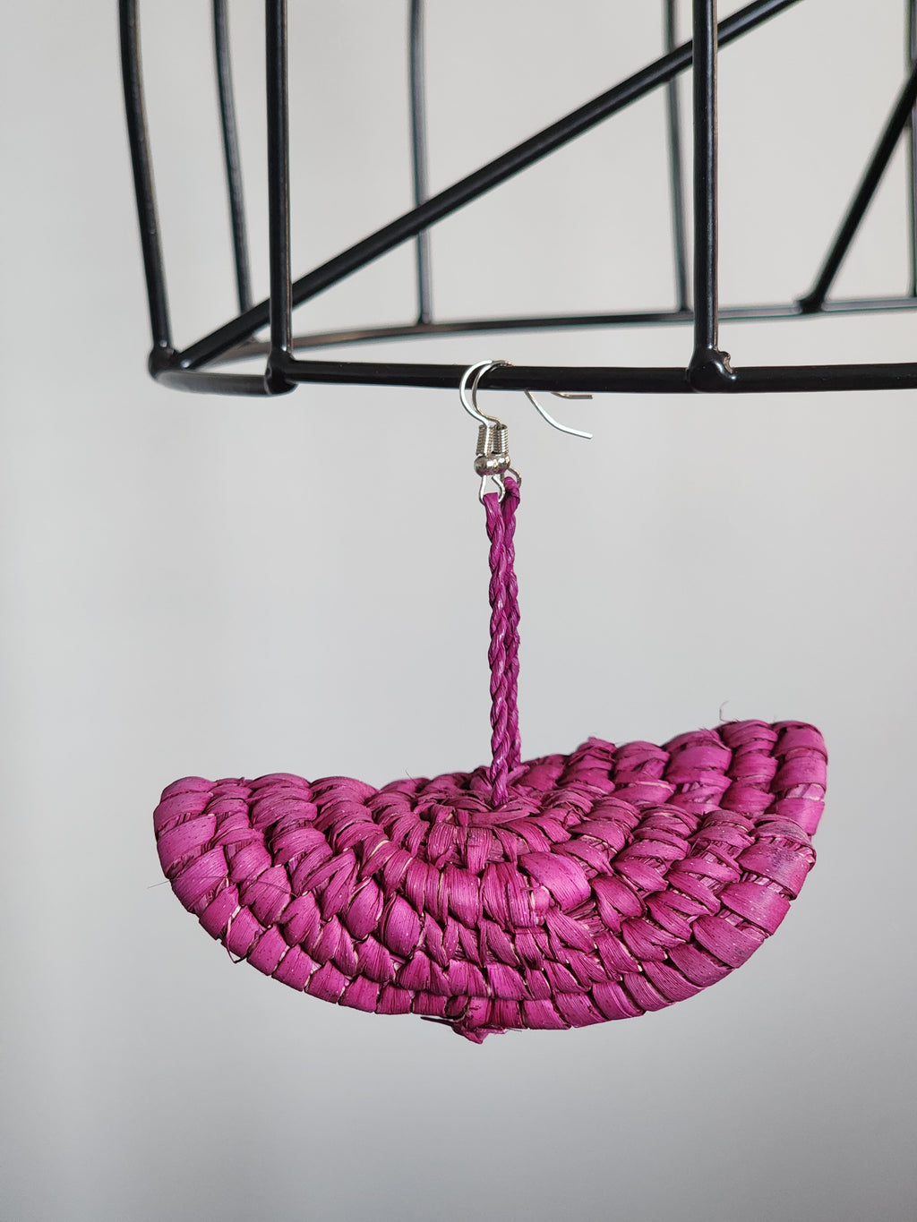 ADEOLA pair - Handmade Raffia Statement Earrings | Boho Summer Accessory | Gift for Her