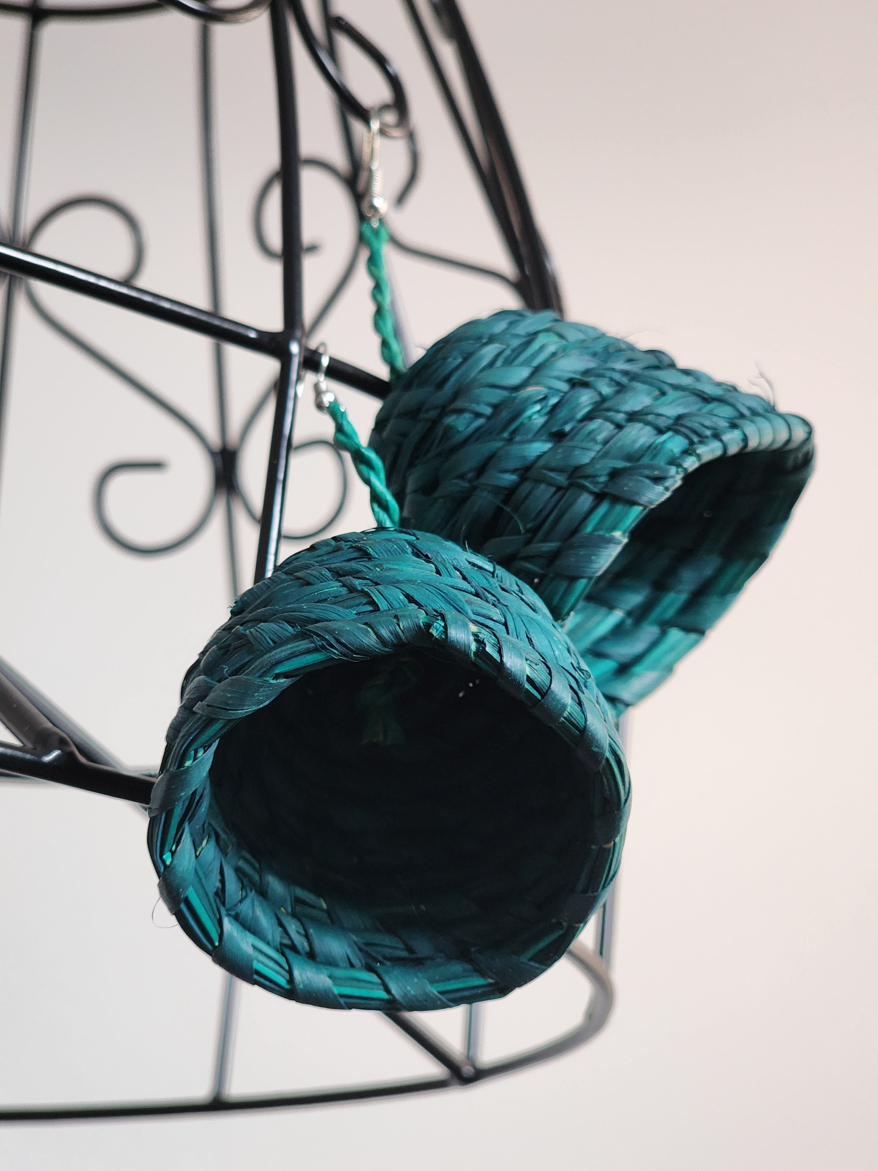 EXCEL pair - Handmade Raffia Statement Earrings | Boho Summer Accessory | Gift for Her