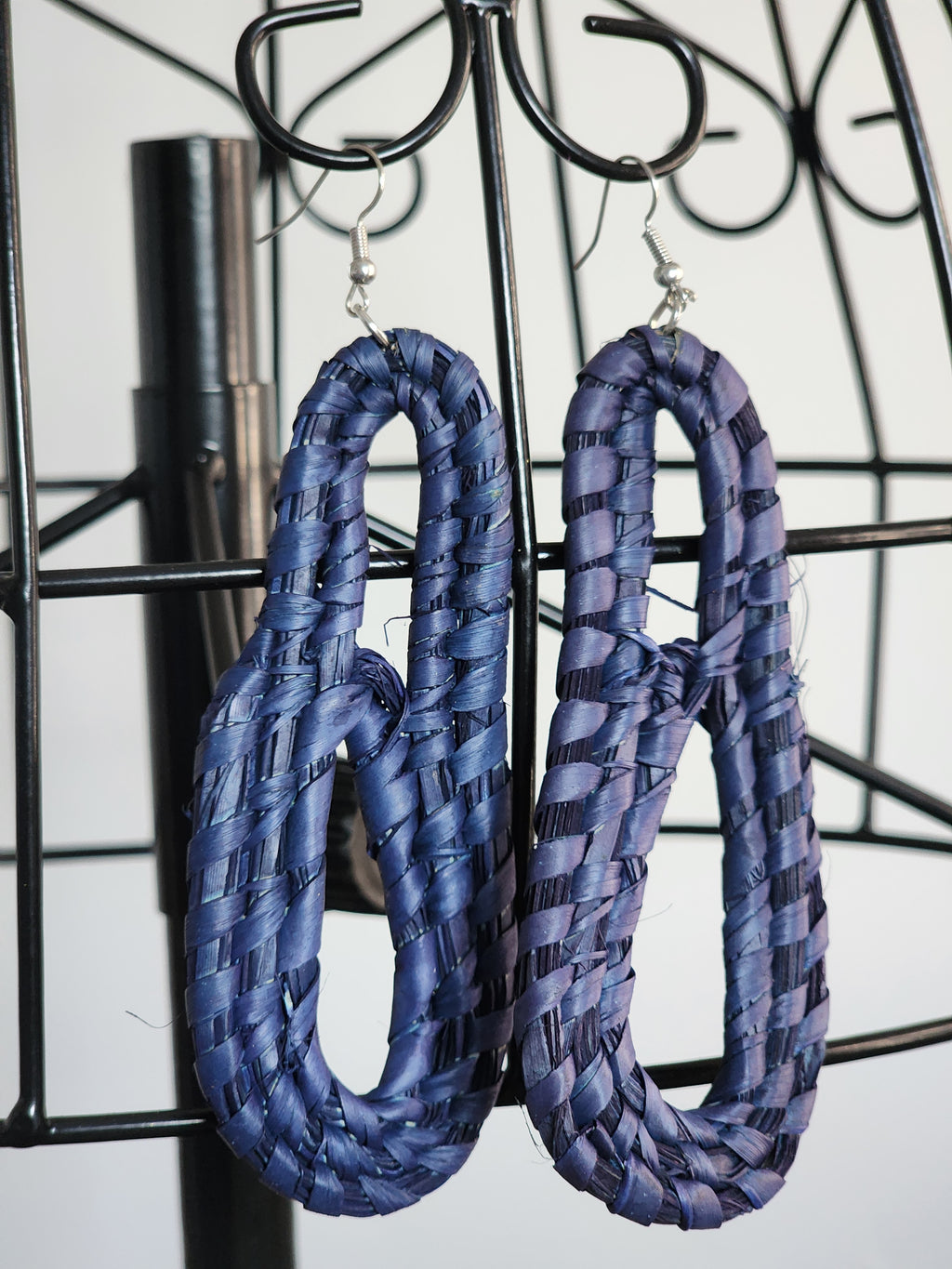 LIZ pair - Handmade Raffia Statement Earrings | Boho Summer Accessory | Gift for Her