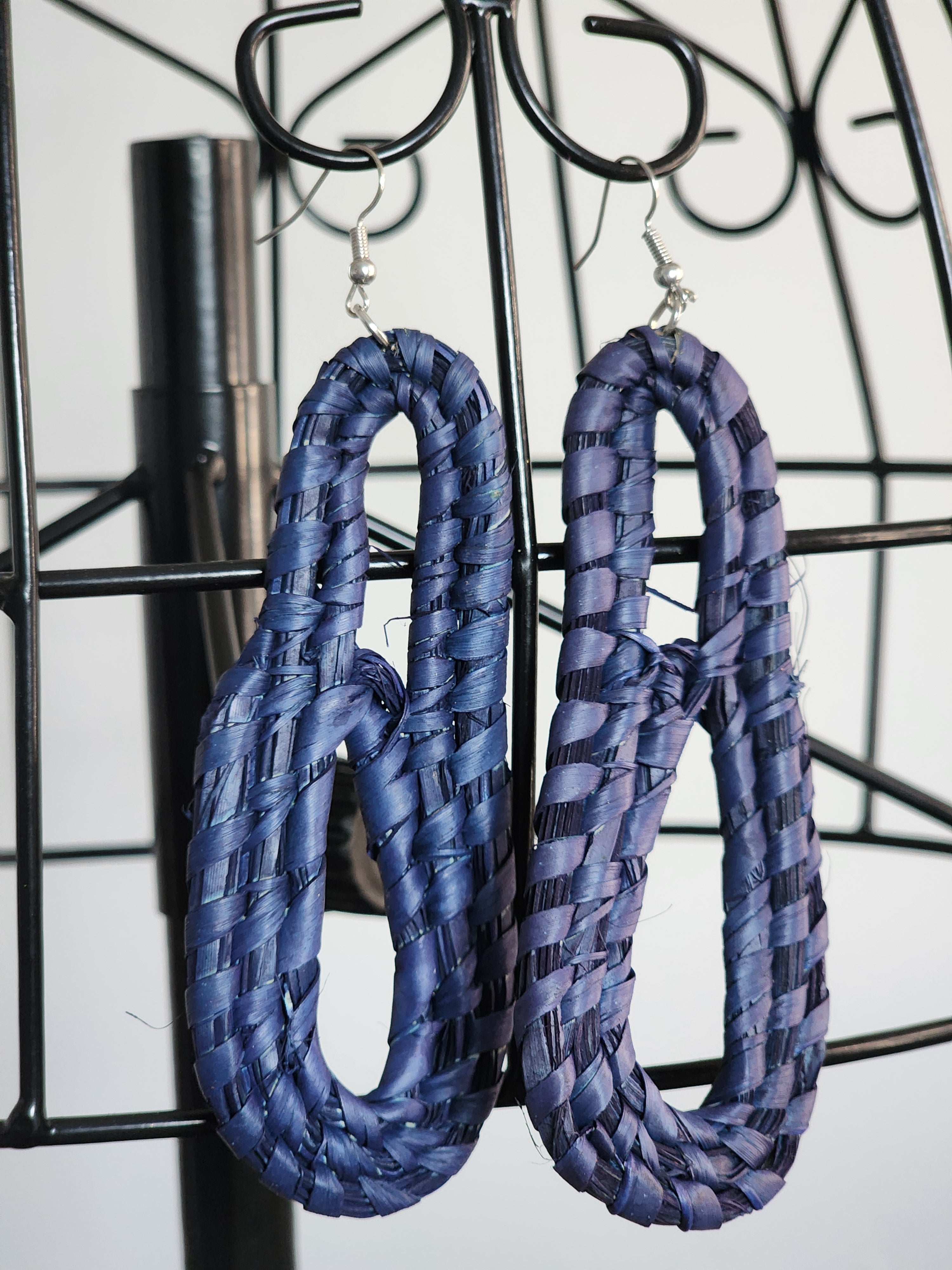 LIZ pair - Handmade Raffia Statement Earrings | Boho Summer Accessory | Gift for Her