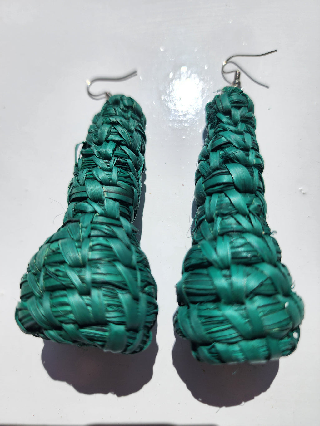 DORIS Handcrafted Raffia Statement Earrings